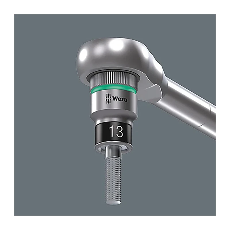 Wera 7-Piece 1/2 in Hexagon Socket Set Chrome Finish Steel 285mm 05003995001