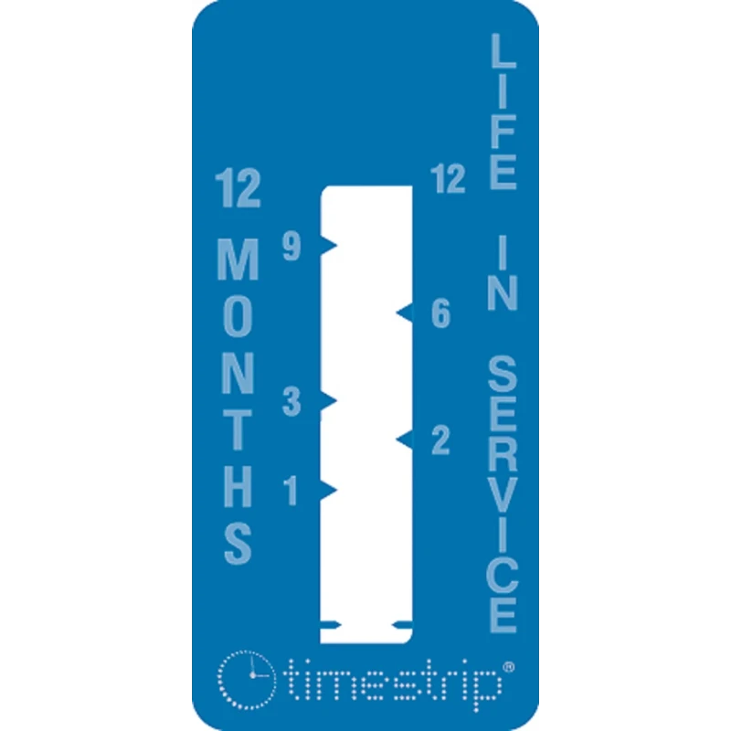 Timestrip Time Indicator Label 22 °C to 22 °C TS121