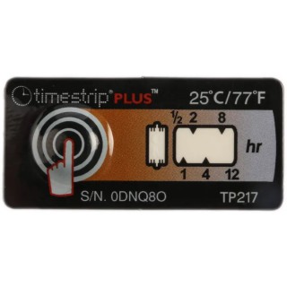 Timestrip Temperature Label Indicator 22 °C to 25 °C TP217