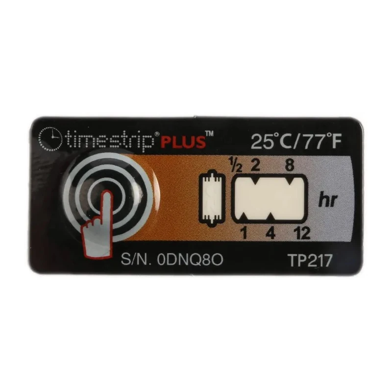 Timestrip Temperature Label Indicator 22 °C to 25 °C TP217