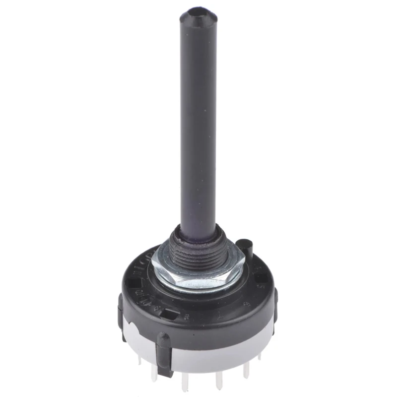 Lorlin 6 Position DPST Rotary Switch with 150mA Contact Current, Solder Terminals CK1060