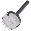 Lorlin 6 Position DPST Rotary Switch with 150mA Contact Current, Solder Terminals CK1060