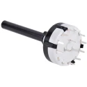 Lorlin 4 Position 3PST Rotary Switch 150mA, Panel Mount, Polyamide 66 Housing CK1061