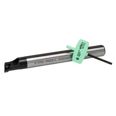 Pramet Lathe Part Internal Turning Lathe Tool Holder, 107° Approach, 1mm Length A20Q-SDQCR 11
