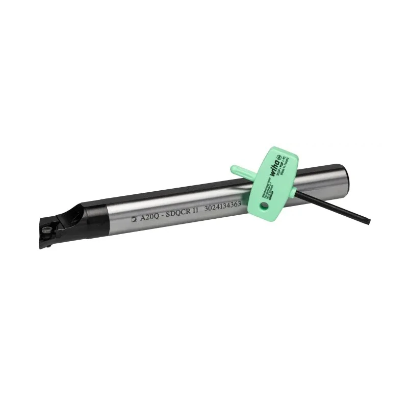 Pramet Lathe Part Internal Turning Lathe Tool Holder, 107° Approach, 1mm Length A20Q-SDQCR 11