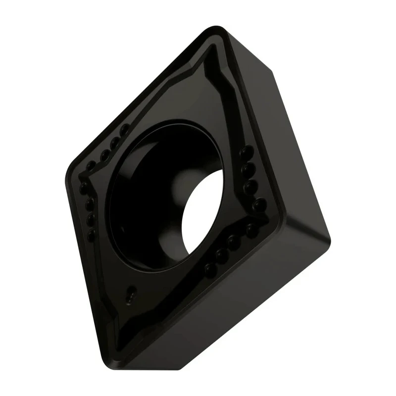 Pramet Lathe Part Diamond Shape Indexable Insert CCMT 060202E-FM:T9325 95° Approach, 2.38 mm Height, 6.4 mm Length
