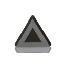 Pramet Lathe Insert Triangular Shape Aluminium 3.18 mm Height 16.5 mm Length Bright Finish TPMR 160308E-47:T9325
