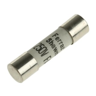 Mersen 6.3A Super Fast Acting Ceramic Cartridge Fuse, 5 x 20 mm, 250V AC S084012 / MI5FA25V6.3