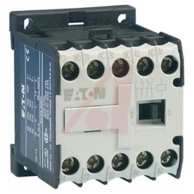 Eaton XT Series Overload Relay 4 NO, 6A Contact Rating, 24V AC, DIN Rail Mount 021924 DILER-40(24V50/60HZ)