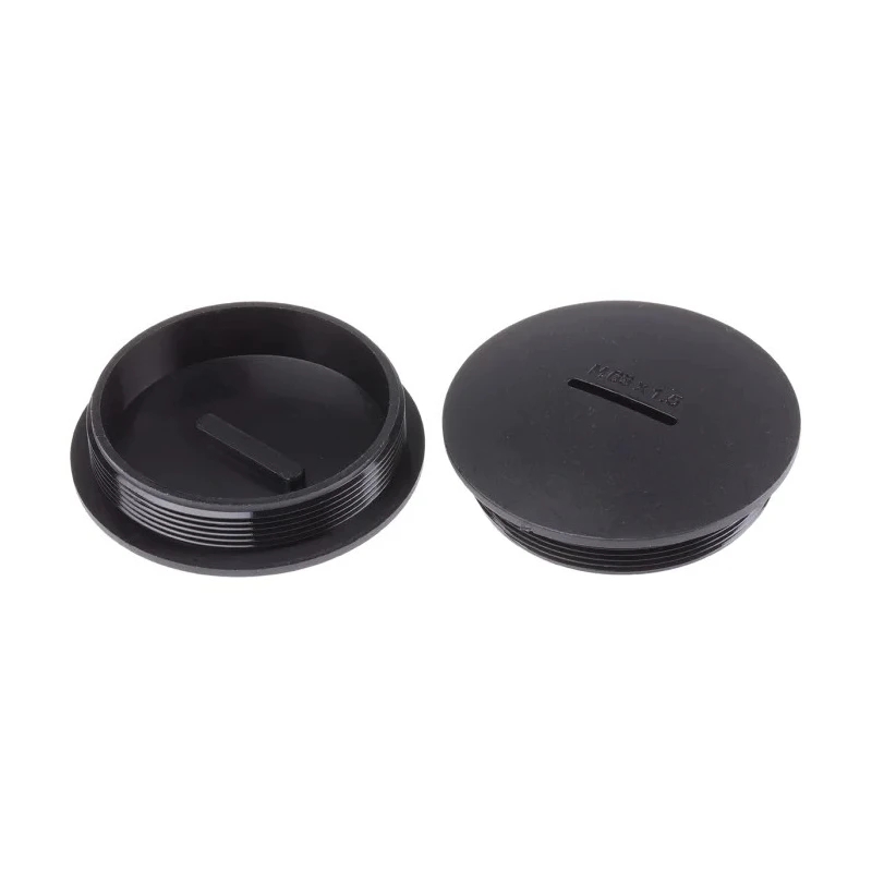 RS PRO Threaded Blanking Cable Gland Plug M63 Thread Size Polyamide 66 Black 69.3 mm Diameter 865-9760