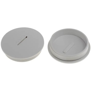 RS PRO Cable Gland Plug, M63 Thread Size, Polyamide 66 Material, 69.3 mm Diameter, Grey, Threaded 865-9795