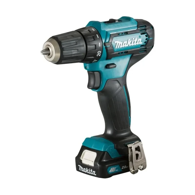 Makita Cordless Drill Driver 12 V 10 mm Keyless Chuck Brushed Motor 1700 rpm DF333D