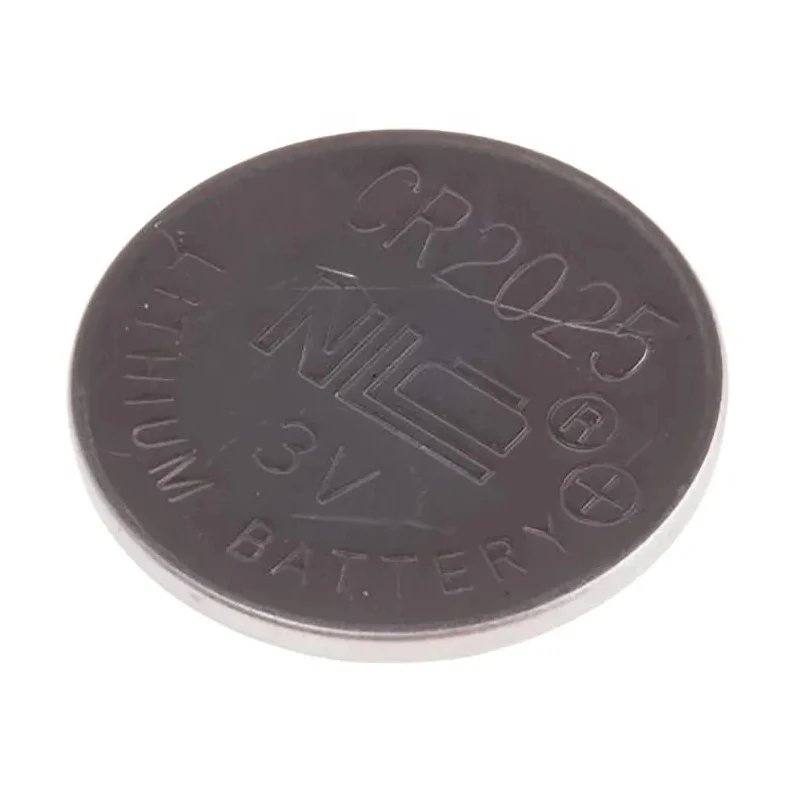 RS PRO Lithium Manganese Dioxide 3V Button Battery CR2025 20 mm Diameter, 5 Pack CR2025