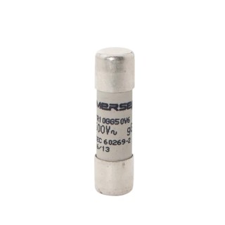 Mersen 6A GG Ceramic Cartridge Fuse, 10 x 38 mm, 500V AC, Super Fast Acting K215128 / FR10GG50V6