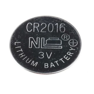 RS PRO 3 V Lithium Manganese Dioxide CR2016 Button Battery 20 mm Diameter 5 Pack CR2016