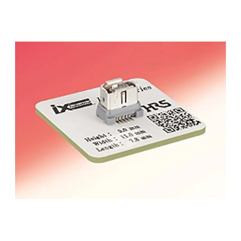 Hirose IX Surface Vertical Mini I/O Connector Female 10 Way Shielded IX80G-B-10P