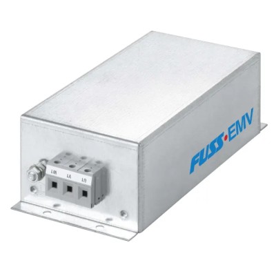FUSS-EMV 3-Phase Panel Mount EMI Filter 16A 528V AC 50Hz/60Hz Screw Termination 3F480-016.260