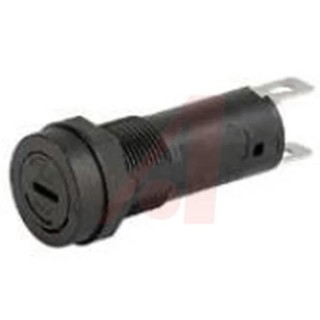 Schurter 10A PCB Mount Fuse Holder for 5 x 20 mm Fuses, Thermoplastic Body, Slotted Cap, 250V ac 0031.3903