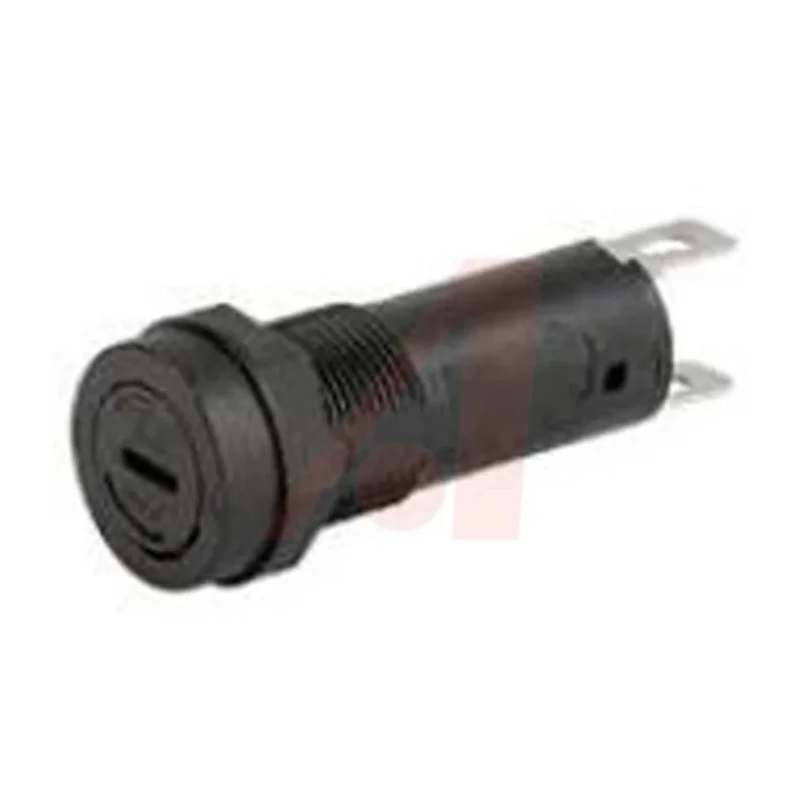 Schurter 10A PCB Mount Fuse Holder for 5 x 20 mm Fuses, Thermoplastic Body, Slotted Cap, 250V ac 0031.3903
