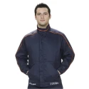 Penta Arc Flash Navy Anti-Static Arc Flash Jacket Non-Metallic Zipper with Flap Size M AFSIB-VES12-M