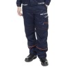 Penta Navy Arc Flash Trousers Size 33 to 34 in Flame Resistant Fabric 79% Cotton 20% Polyester 1% Antistatic AFSIB-PAN12-M