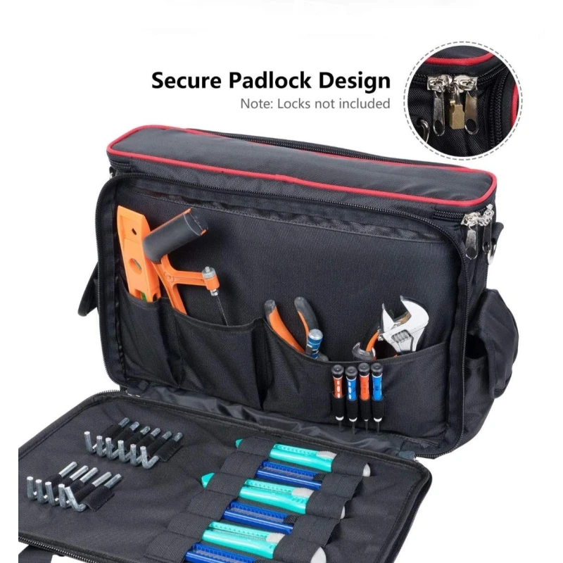  pahal-electrician-technician-service-engineer-mechanic-plumber-and-carpenter-nylon-tool-bag-red-60343-3