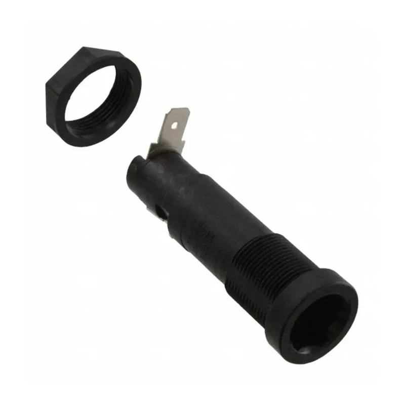 Schurter 10A 250V AC Mini Panel Mount Fuse Holder 1-Pole FEU Series 0031.1693