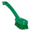 Vikan Green Scrubbing Brush, 22 mm Bristle Length, Polyethylene Terephthalate Bristle Material 30882