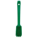 Vikan Green Scrubbing Brush, 22 mm Bristle Length, Polyethylene Terephthalate Bristle Material 30882