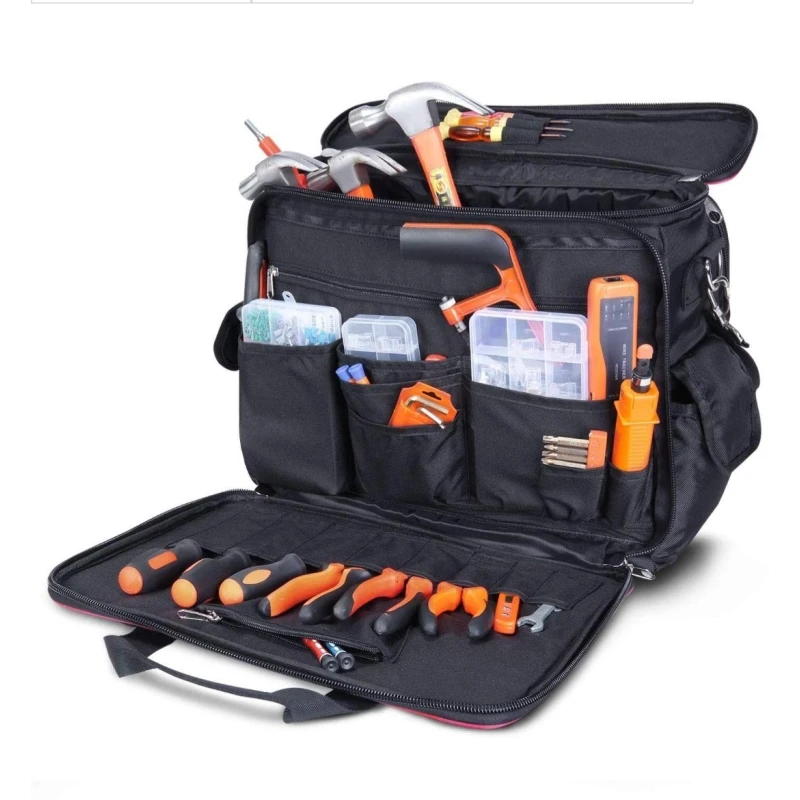  pahal-electrician-technician-service-engineer-mechanic-plumber-and-carpenter-nylon-tool-bag-red-60343-4