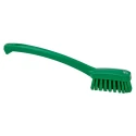 Vikan Green Scrubbing Brush, 22 mm Bristle Length, Polyethylene Terephthalate Bristle Material 30882