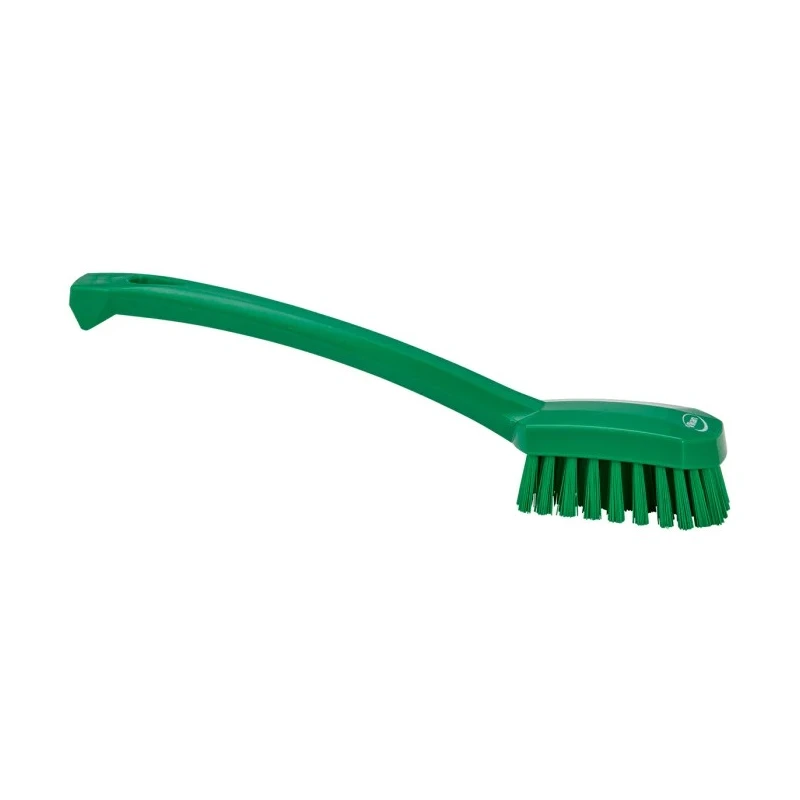 Vikan Green Scrubbing Brush, 22 mm Bristle Length, Polyethylene Terephthalate Bristle Material 30882