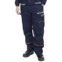 Penta Navy Arc Flash Trousers Size 36 to 38 in, Flame Resistant 12 cal/cm² AFSIB-PAN12-L
