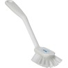 Vikan Hard Bristle White Scrubbing Brush White Polyethylene Terephthalate Bristle Material 23mm Bristle Length 42375