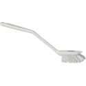 Vikan Hard Bristle White Scrubbing Brush White Polyethylene Terephthalate Bristle Material 23mm Bristle Length 42375