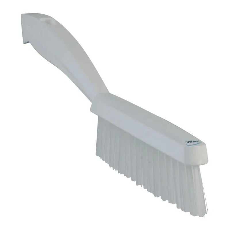 Vikan White Scrubbing Brush with 33 mm Polyethylene Terephthalate Bristle Length Model 41955