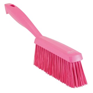 Vikan Pink Hand Brush with 50 mm Bristle Length, 35 mm Width, 330 mm Length, 110 mm Height 45891