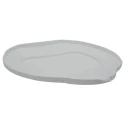 Vikan 20L Plastic White Bucket Lid 56935, Complies with Food Contact Material Standards 310x365x40mm