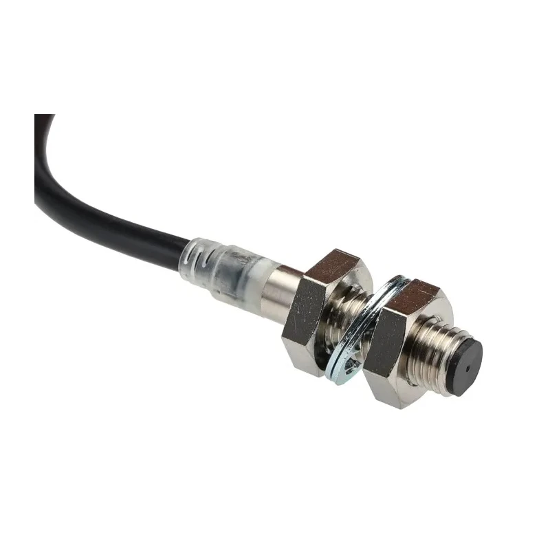 Omron Threaded Barrel Inductive Proximity Sensor M8 x 1 PNP 30 V dc 16mA 4 mm Detection Range E2E-X4B1T8 2M