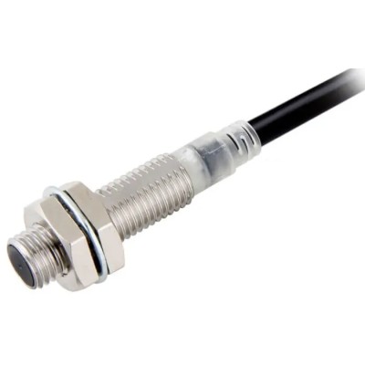 Omron Threaded Barrel Inductive Proximity Sensor M8 x 1 PNP 30 V dc 2 mm Detection Range E2E-X2B1T8 2M
