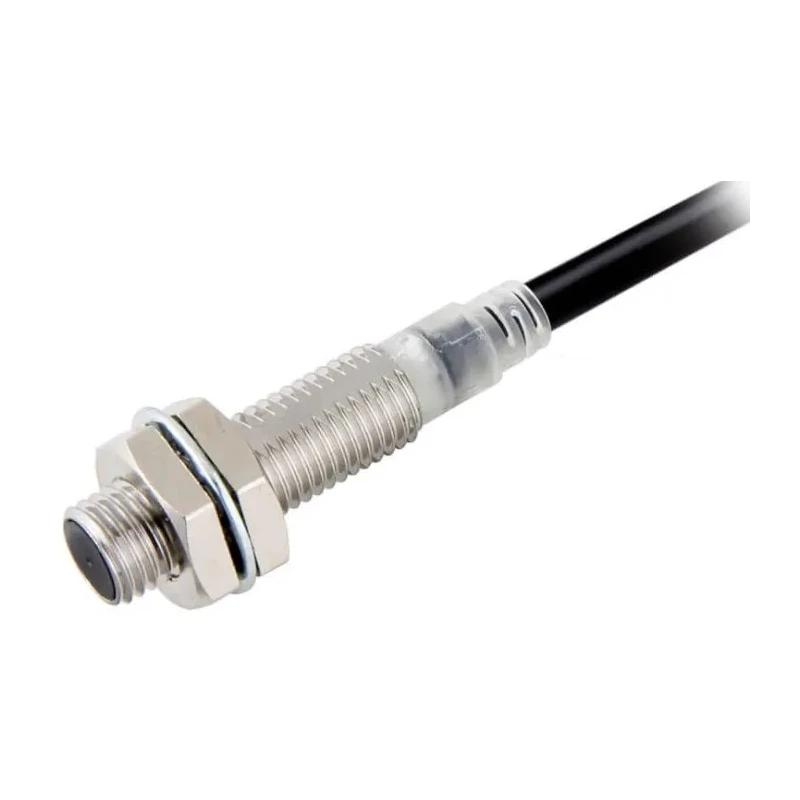 Omron Threaded Barrel Inductive Proximity Sensor M8 x 1 PNP 30 V dc 2 mm Detection Range E2E-X2B1T8 2M