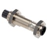 Omron Threaded Barrel Inductive Proximity Sensor M12 x 1, PNP Output, 30 V DC, 16 mm Detection, Brass Body E2E-X16MB1T12-M1