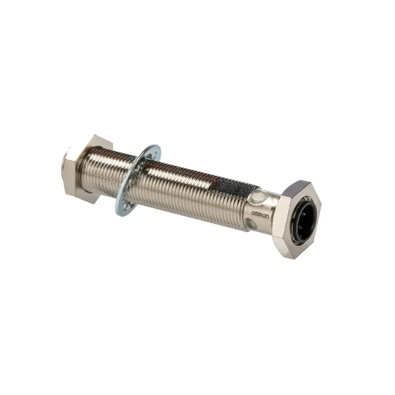Omron Threaded Barrel Inductive Proximity Sensor M12 PNP 30 V dc 16mA 4 mm Detection E2E-X4B1TL12-M1