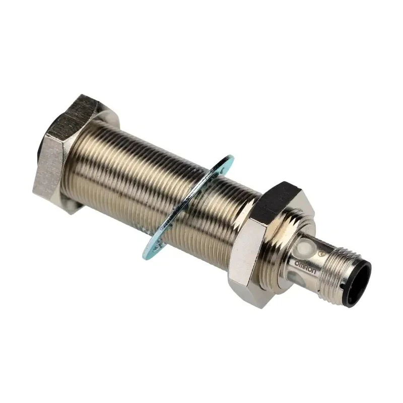Omron Threaded Barrel Inductive Proximity Sensor M18 12 mm Detection Range PNP 30 V DC 16mA E2E-X12B1TL18-M1