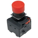 Omron Turn to Reset Emergency Stop Push Button Panel Mount 22 mm Cutout 2 NC/2 NO Contacts IP65 A22NE-S-PD22-N