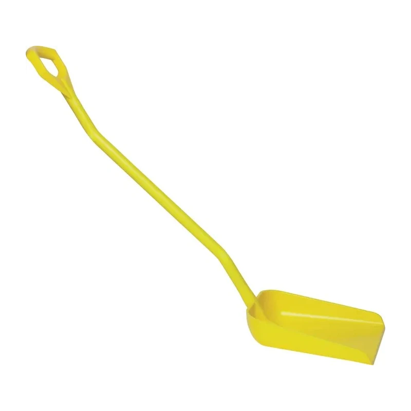Vikan Ergonomic Shovel Blade Width 340 mm, Handle Length 1310 mm, Polypropylene Blade, Anodised Aluminium Handle 56016