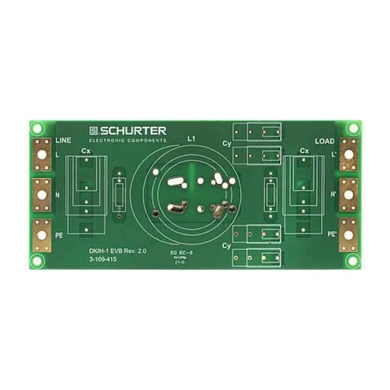 Schurter EMI Filter Kit Evaluation Board for DKIH-1 and DKIH-3 High Performance Applications 3-109-440