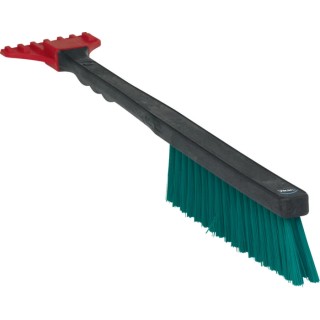 Vikan Black Scrubbing Brush, Polyvinyl Chloride Bristle Material, 45 mm Bristle Length, 80 mm Width, 490 mm Length, 6 520052