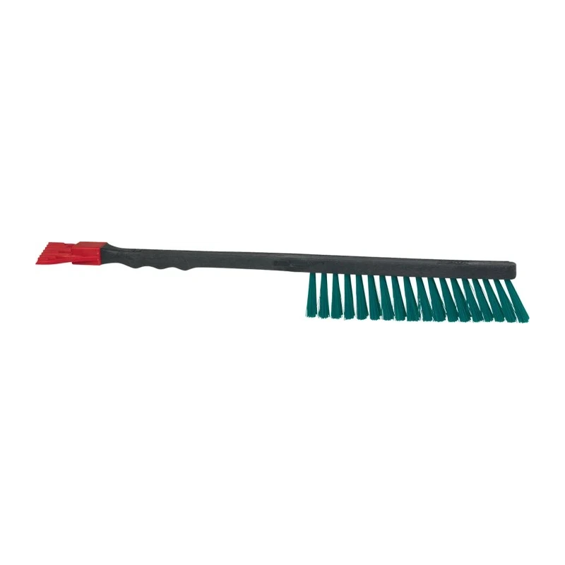 Vikan Black Scrubbing Brush, Polyvinyl Chloride Bristle Material, 45 mm Bristle Length, 80 mm Width, 490 mm Length, 6 520052