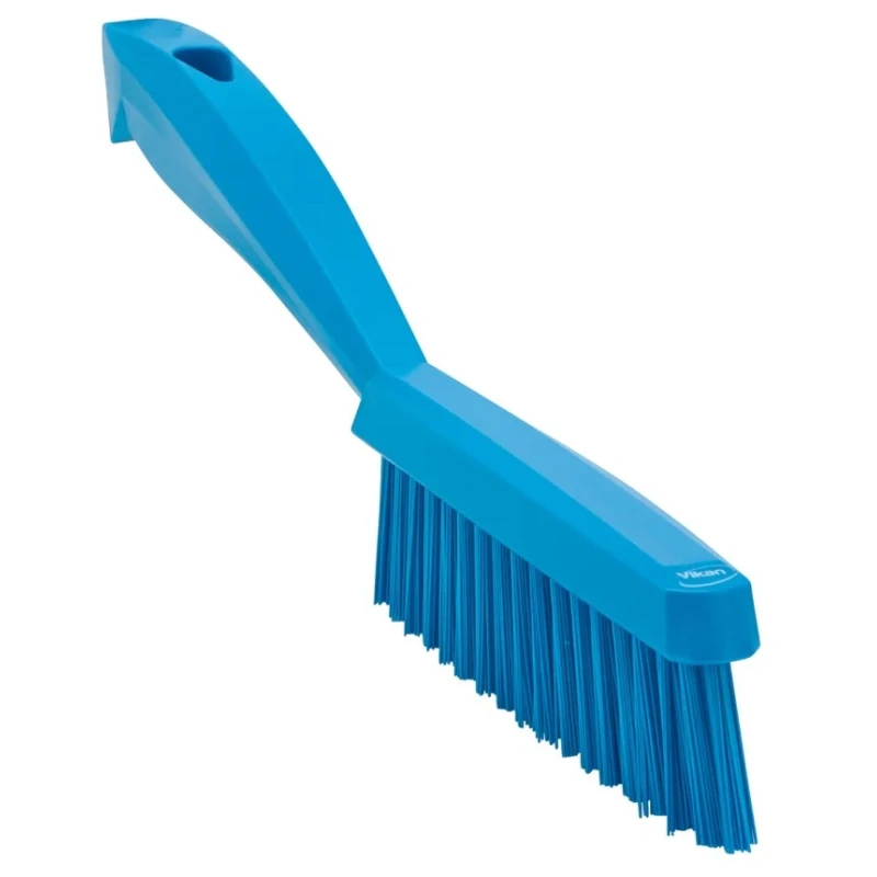 Vikan Blue Scrubbing Brush with Polyethylene Terephthalate Bristles, 33 mm Bristle Length, 300 mm Overall Length 41953